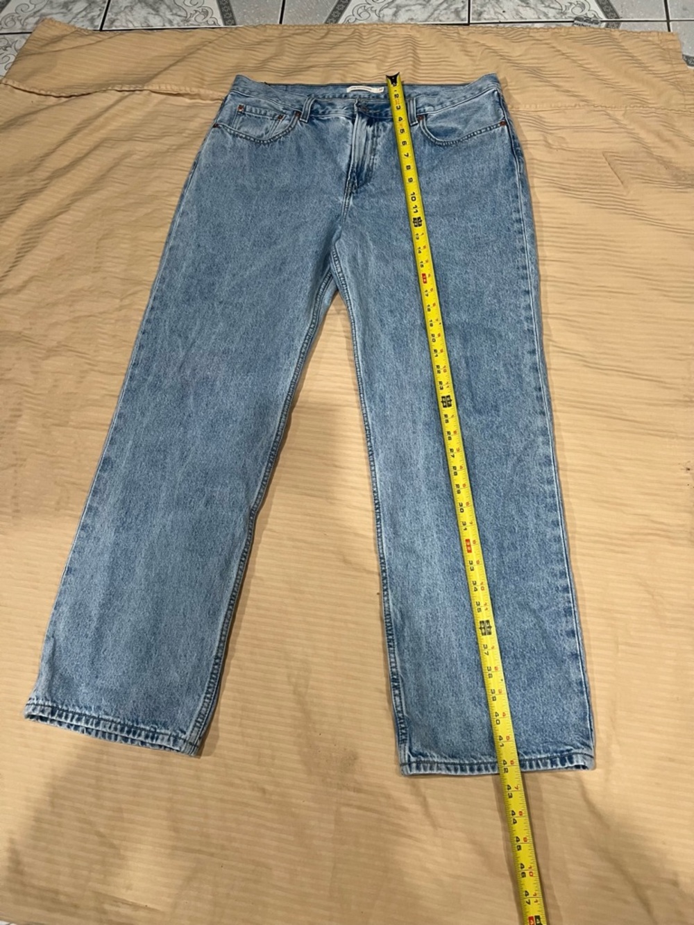 Levi's Light Wash Straight-Leg Jeans